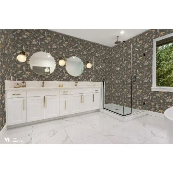 NEW Cole and Son Hummingbirds Wallpaper Charcoal/Ginger -112/4017 | - Picture 5 of 9